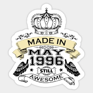 Made in May 1996 Bday Sticker